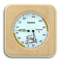 Термогигрометр для бани (1007), биметаллический/ струнный