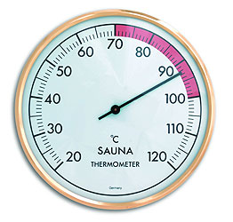 Термометр для бани и сауны (1011), биметаллический