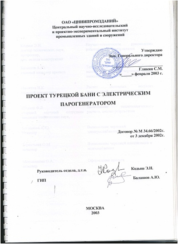 Типовой проект турецкой бани хамам Типовой проект турецкой бани хамам