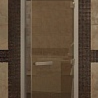 Дверь для хамам (хаммам), 80х200см, бронза, ДВ