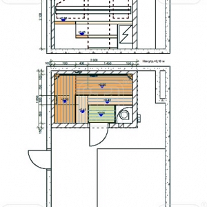 Цена сауны под крышей 2,8x1,85 м (от 294 т.р.)