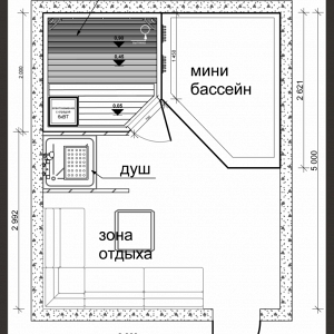 Проекты планировки СПА-зоны площадью 20 м2