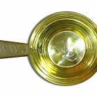 Ушат для бани и сауны, 3л, латунь