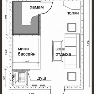 Проекты планировки СПА-зоны площадью 20 м2
