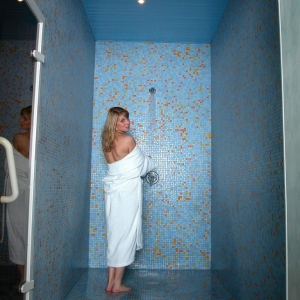 Вход в турецкую баню с душем ИТС