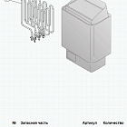 Harvia Trendi KIP60E (1/3ph) Steel (необходим выносной пульт управления)