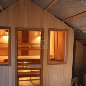 Цена сауны под крышей 2,8x1,85 м (от 294 т.р.)