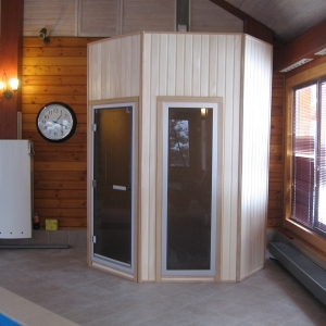 Турецкая баня с деревянным фасадом ИТС