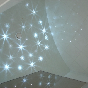 Подсветка звездное небо в турецкой бане ИТС