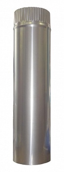 Труба для дымохода для бани , 0,5м, D130мм, 1-контурная - компания ИТС