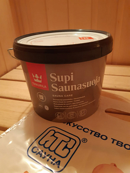 Пропитка для стен и потолка сауны Supi Saunasuoja 2,7 л, Tikkurila - компания ИТС