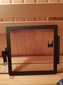 Дверца со стеклянным окошком для дровяной печи Kastor, 390х385 мм - компания ИТС