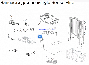 Корзина для камней для печи Tylo Sense V3 - компания ИТС
