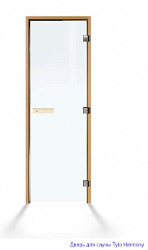 Дверь для сауны Tylo Harmony из термоосины с бронзовым стеклом - компания ИТС