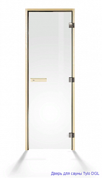 Дверь для сауны Tylo DGL 7 х 20, осина, стекло бронза - компания ИТС