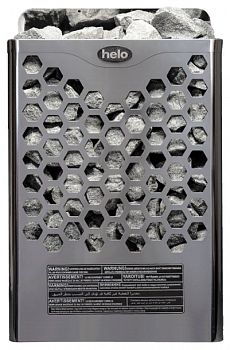 Helo HANKO 60 STJ (цвет хром) - компактная печь каменка для сауны - компания ИТС