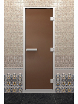 Дверь для хамам, 70х190см, бронза матовая, ДВ - компания ИТС