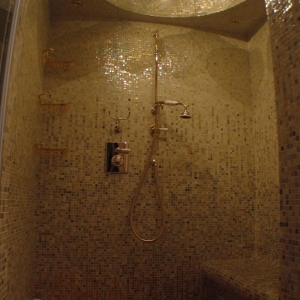 Золотистая турецкая баня ИТС с душем впечатлений