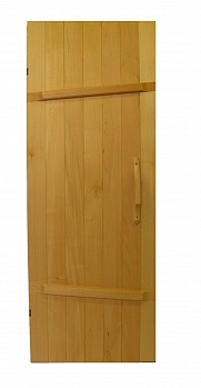 Дверь для бани ПЛ-25Л, размер по коробке 1,7х0,66 м, лиственные породы дерева, массив - компания ИТС