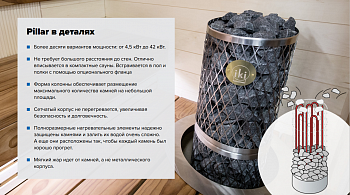 ТЭН 1,1 кВт AISI 309 для печей IKI Pillar 6,6 кВт - компания ИТС