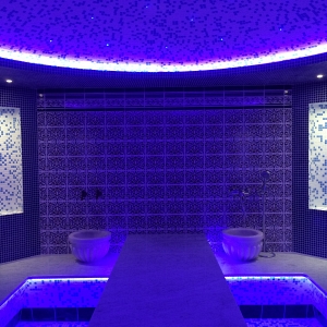 Турецкая баня с синей подсветкой ИТС
